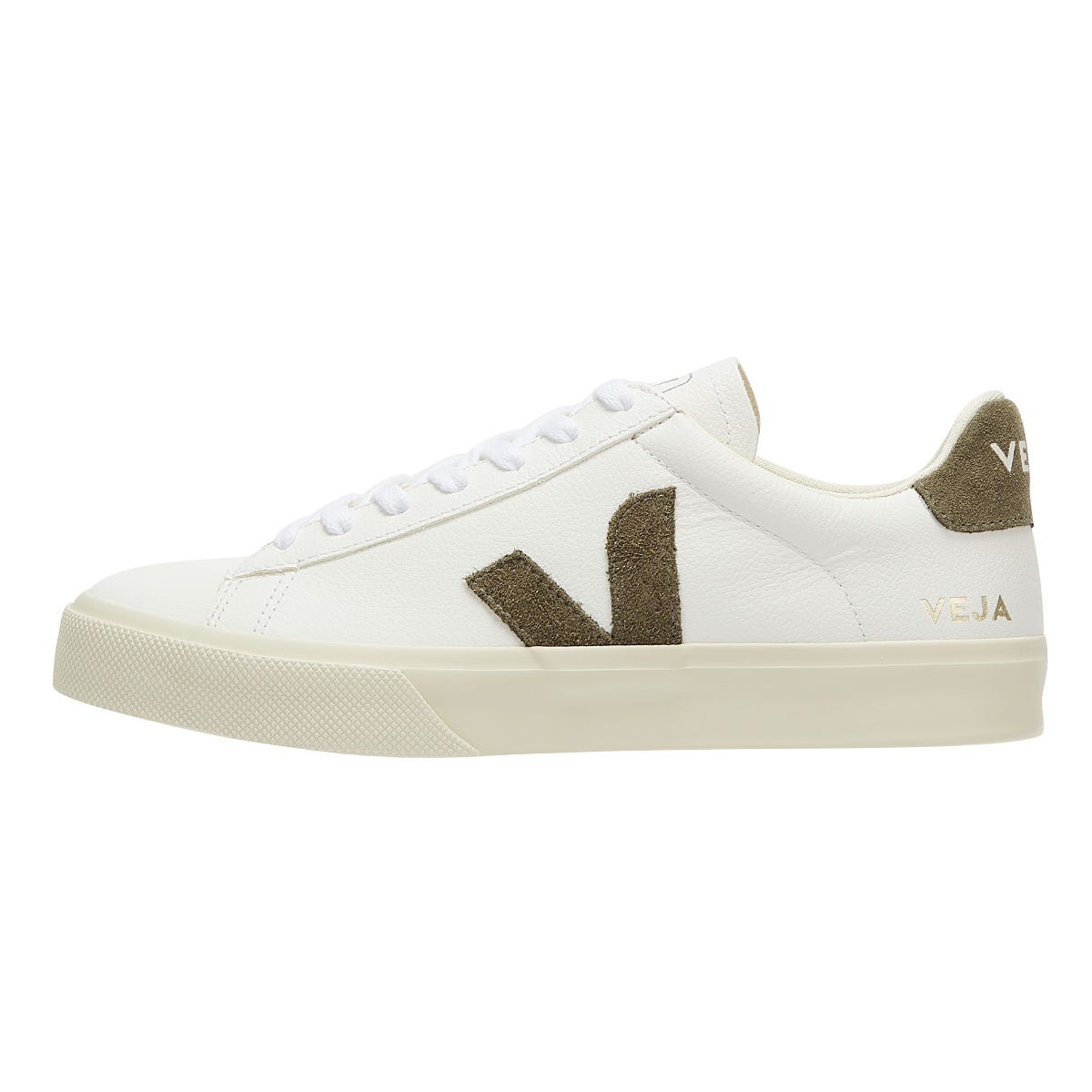 Veja Campo Herren Extra Weiß / Khaki Turnschuhe