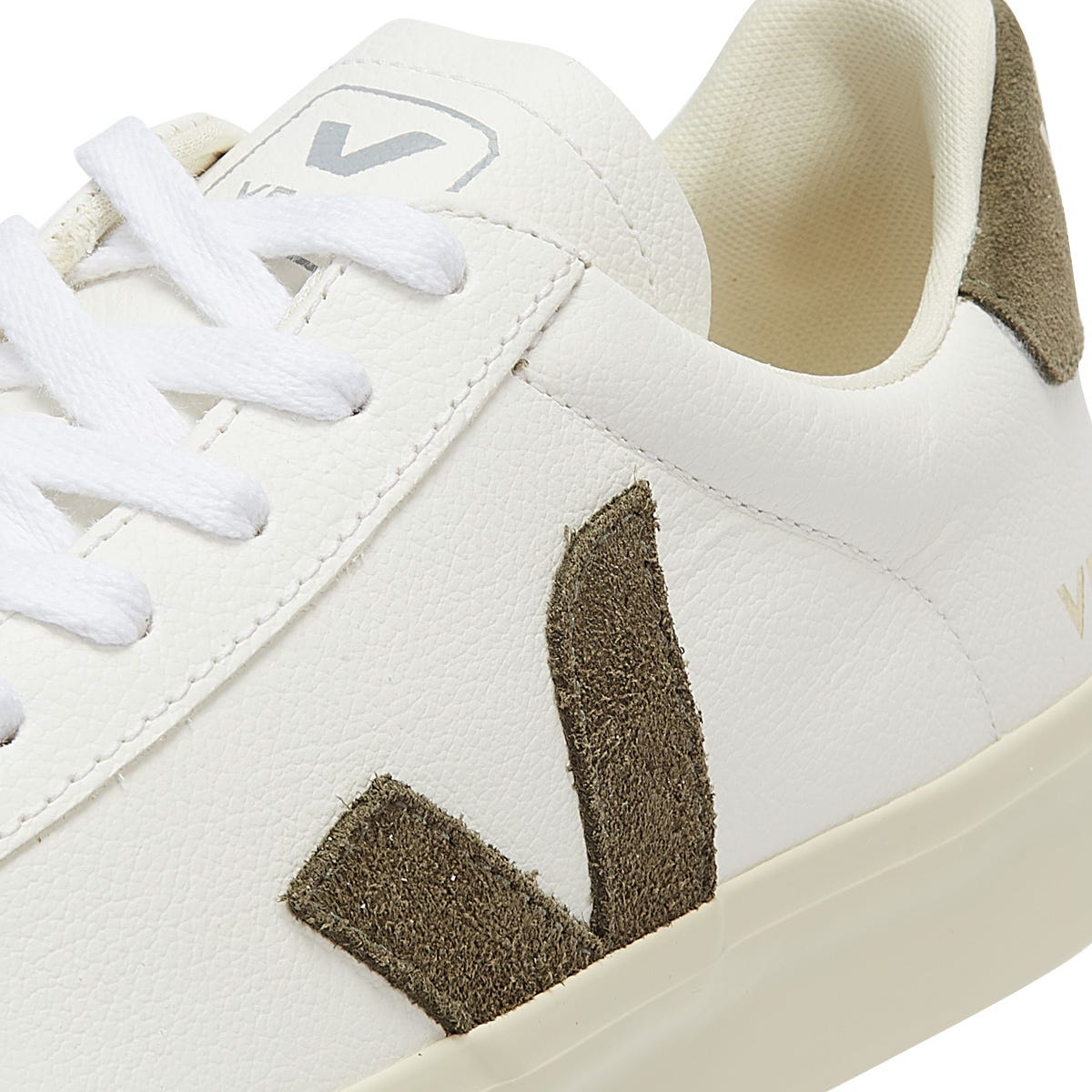 Veja Campo Herren Extra Weiß / Khaki Turnschuhe