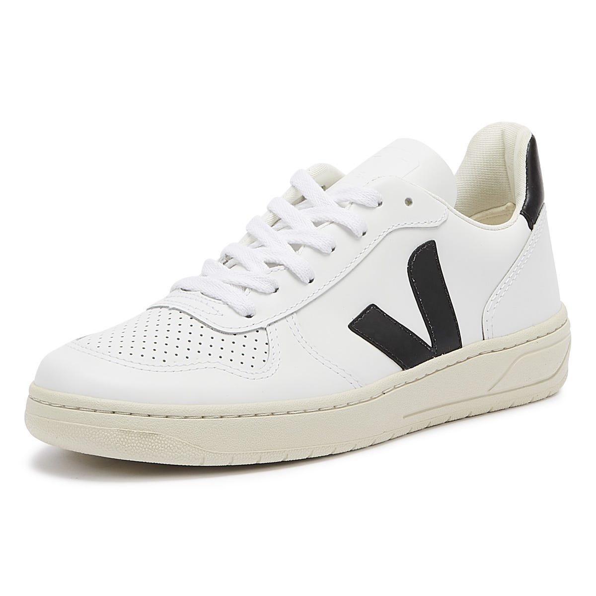 Veja V-10 Womens Extra Weiß / Schwarz Turnschuhe