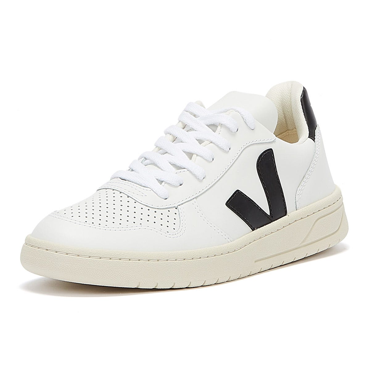 Veja V-10 Herren Extra Weiß / Schwarz Turnschuhe