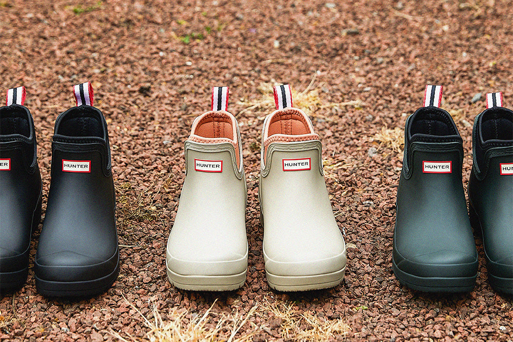 Schneiden Sie es ab - der Hunter Chelsea Boot.