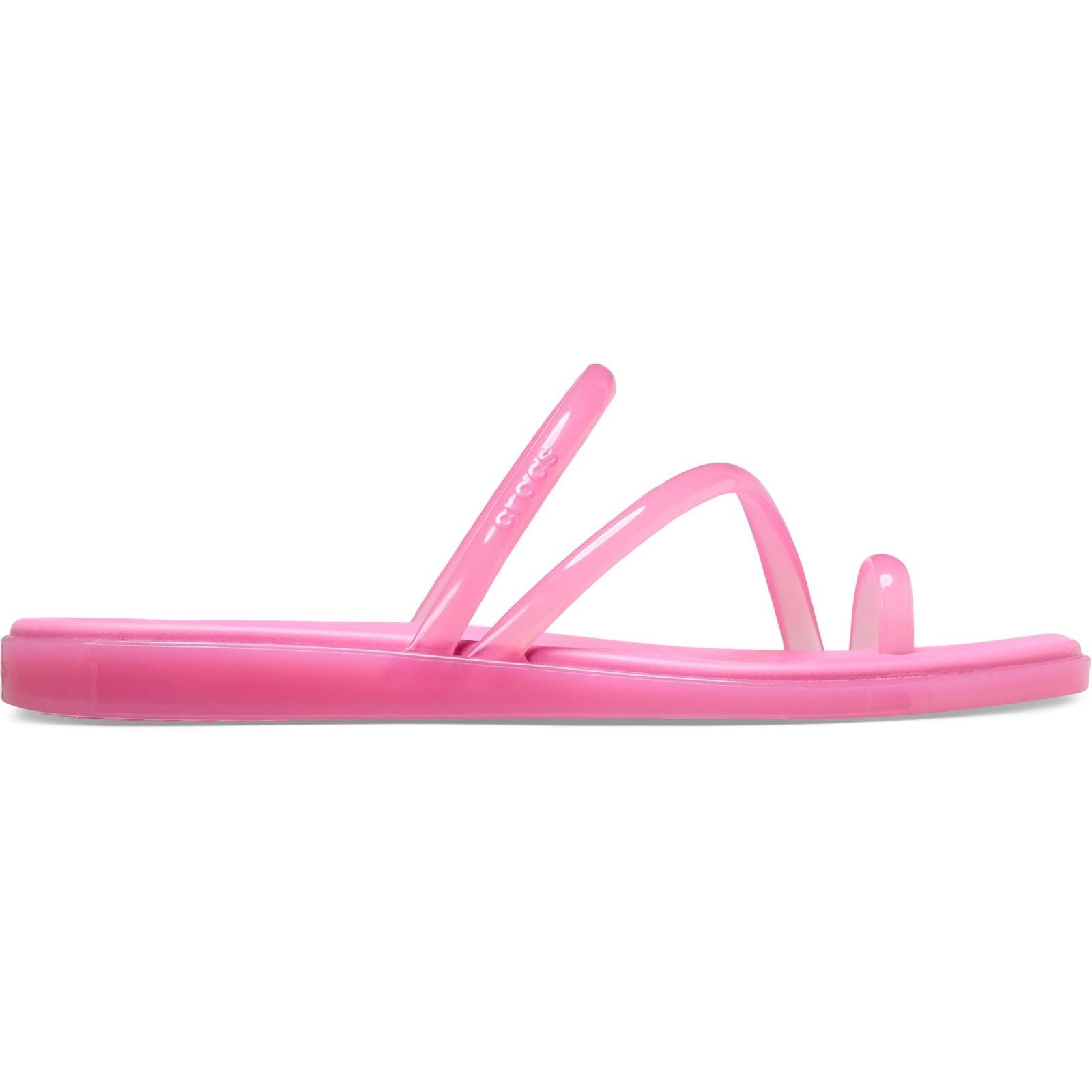 Crocs Miami Jely Toe Loop Eva Damen Sandalen In Pink Lemonade