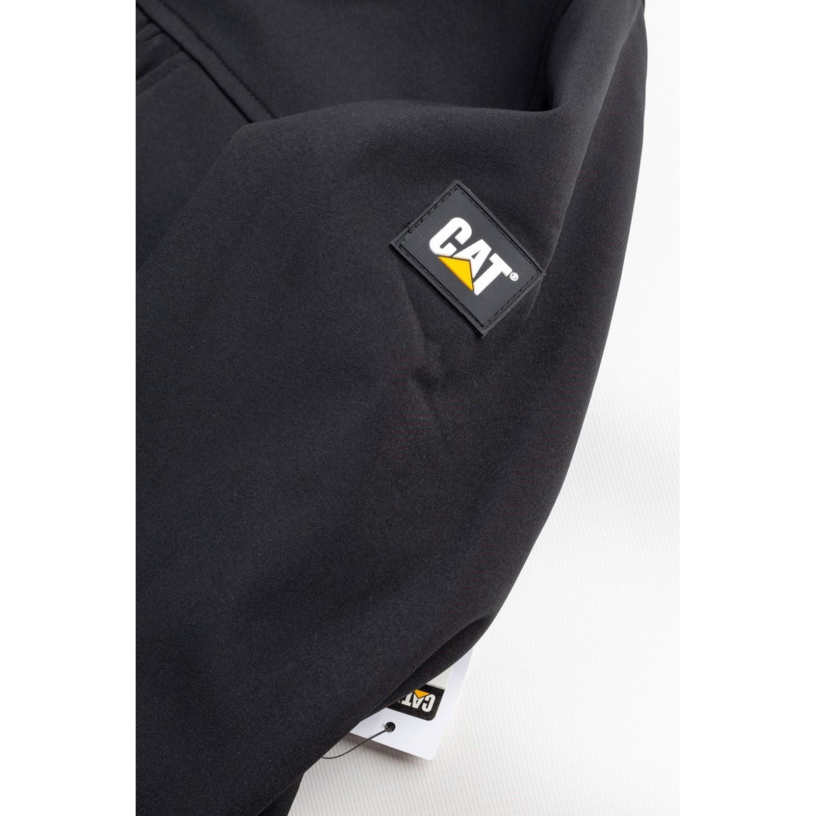 Caterpillar Essentials Shell Herren Schwarze Softshelljacke