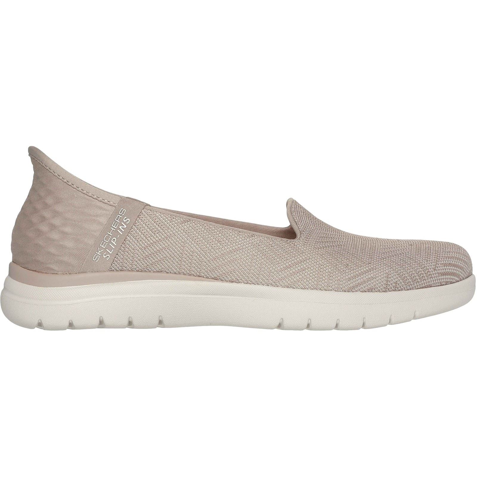 Skechers On-the-GO Flex - Clover Textile Damen Sneakers In Taupe