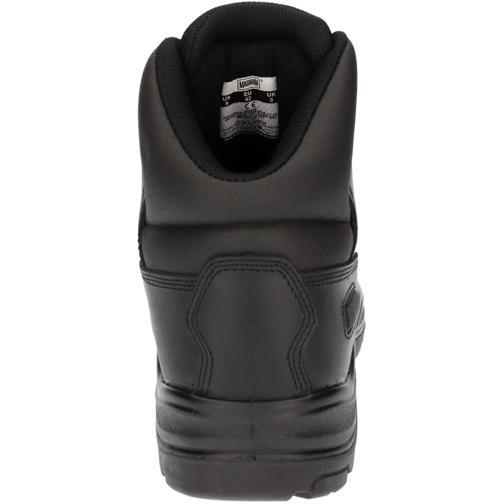 Magnum Präzision Sitemaster Leder Schwarze Farbe Sicherheitsstiefel