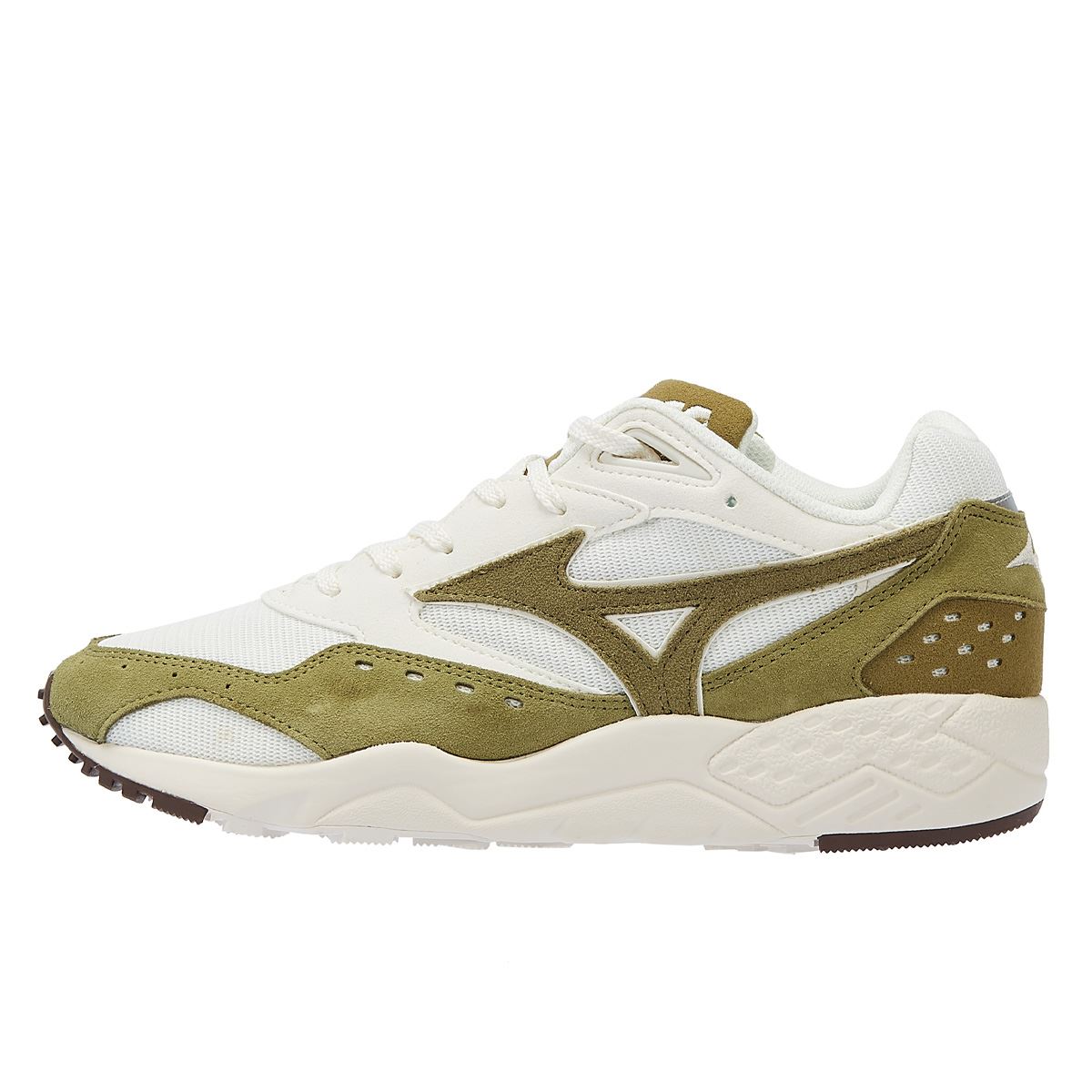 Mizuno Contender S Olive Wildleder Sneakers