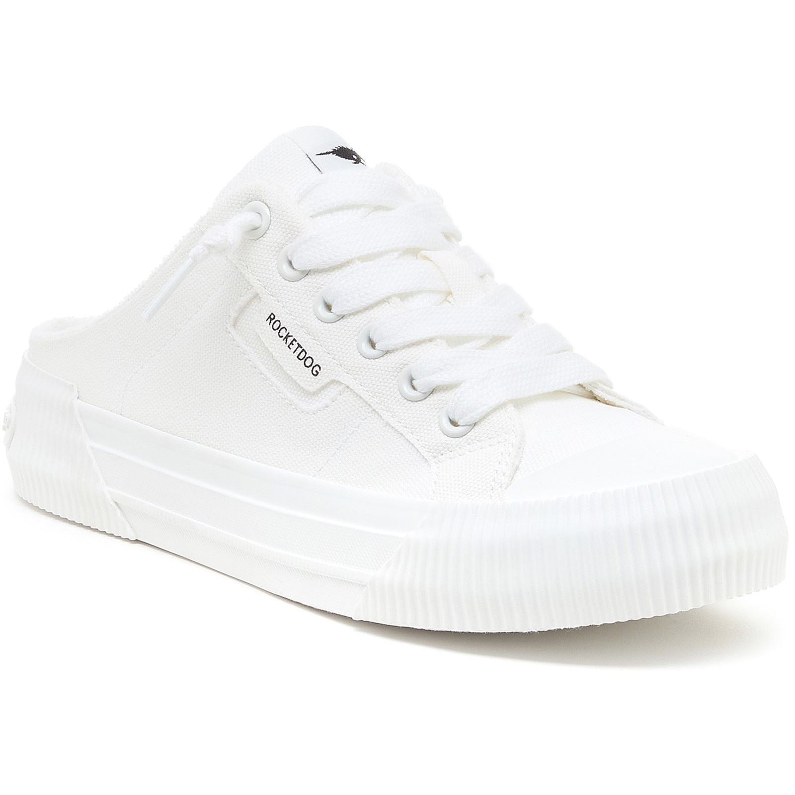 Rocket Dog Cheery Mule Canvas Textile Damen Weiß Mules