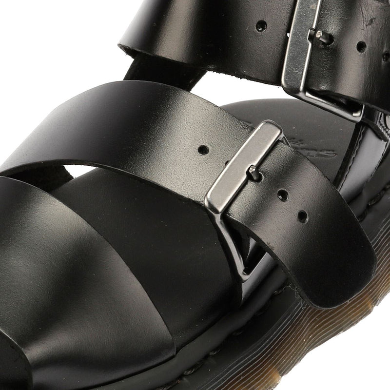 Dr. Martens Gryphon Brando Damen Sandalen Aus Schwarzem Leder