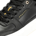 Cruyff Endorsed Tennis Herren Schwarz Leder Sneaker
