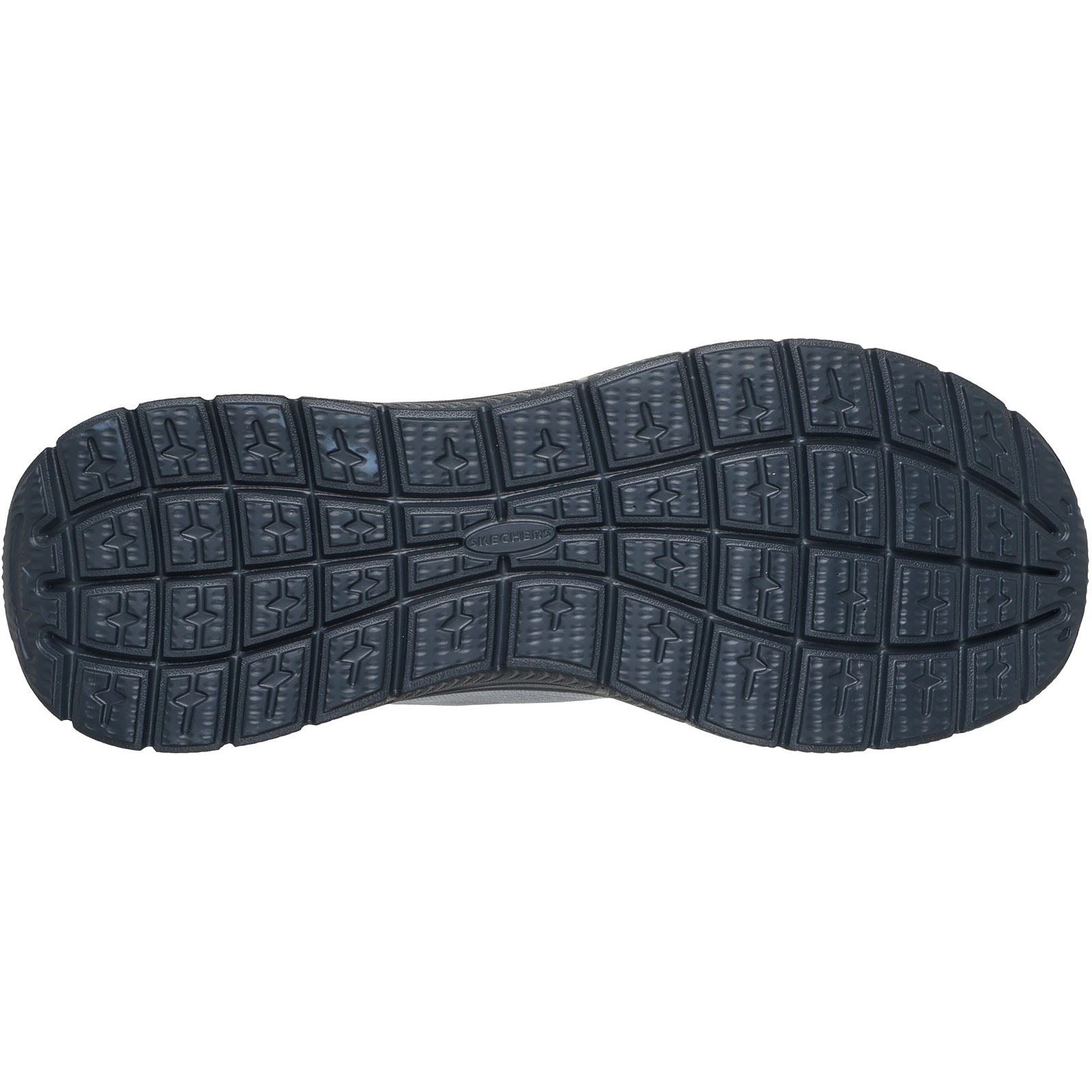 Skechers Skech-Air Summits Textile Herren Sneakers In Anthrazit/Limette