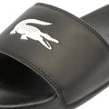 Lacoste Serve Slide 0.0 Herren-Schwarz-Schlappen