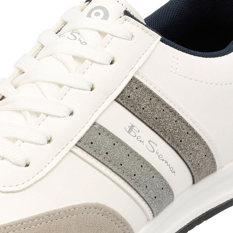Ben Sherman Sokka Herren Weiße Sneaker