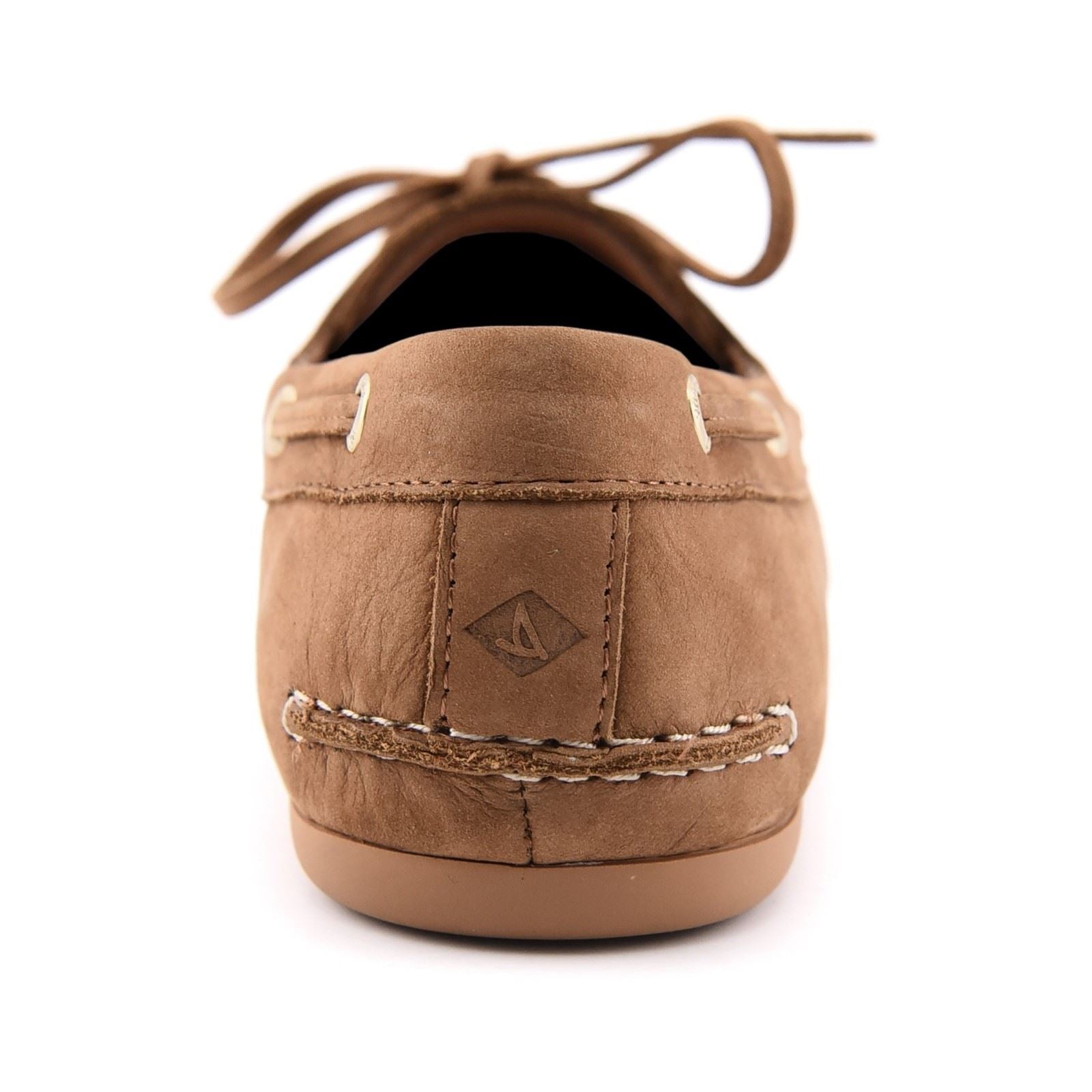 Sperry Slim Boat Leder Damen Beige Bootsschuhe