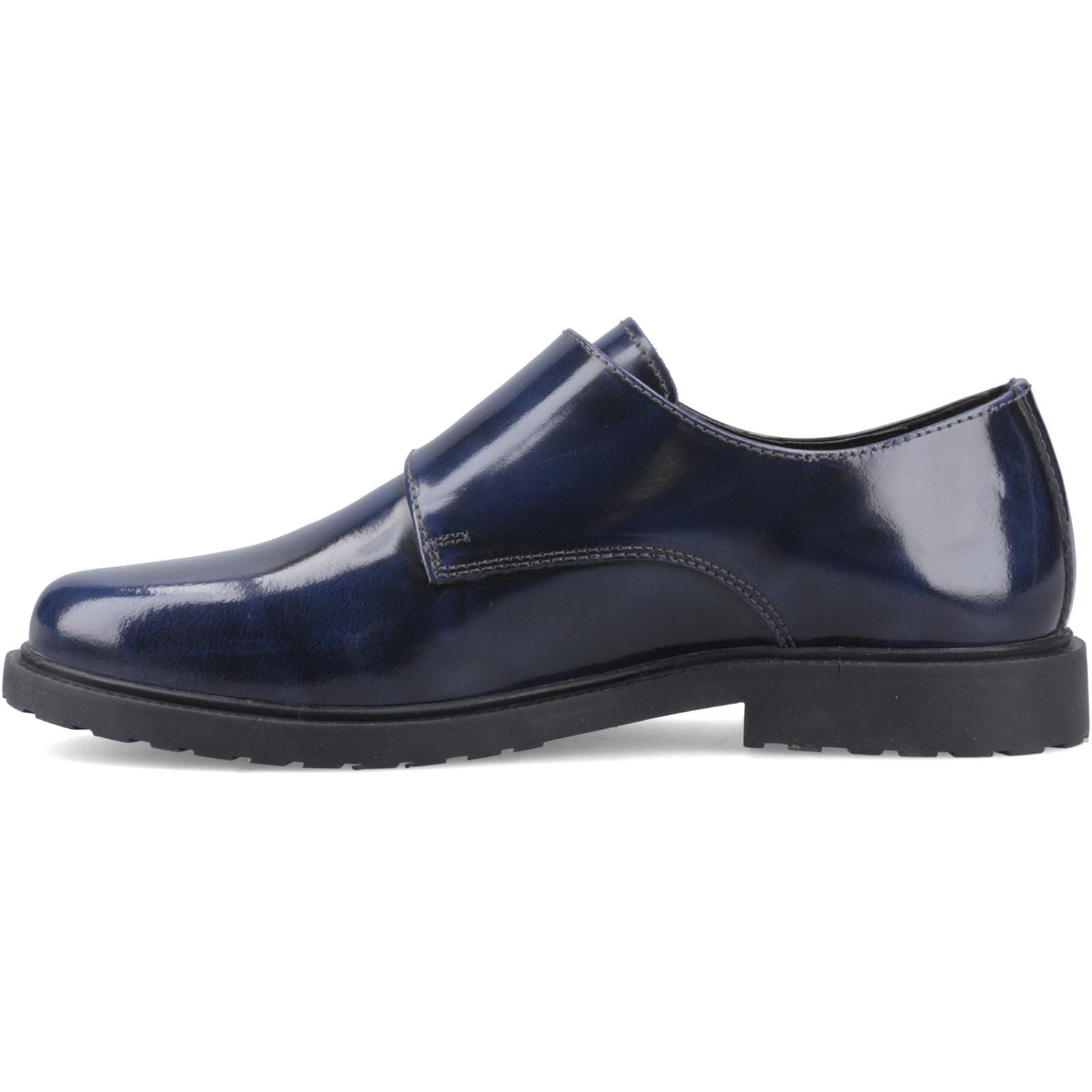 Hush Puppies Verity Hi-Shine Leder Damen Navy Schuhe