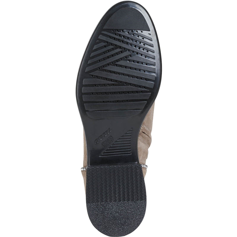 Geox Resia Wildleder Damenstiefel In Dunkelbeige