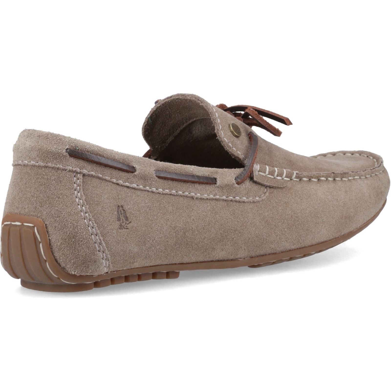 Hush Puppies Reuben Boat Shoe Wildleder Herren Taupe Bootschuhe