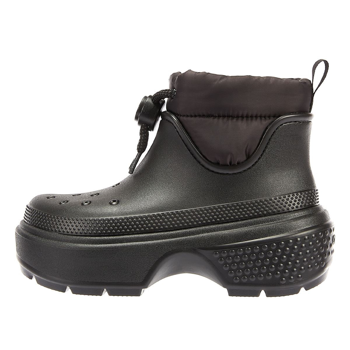 Crocs Stomp Puff Stiefel Für Damen In Schwarz