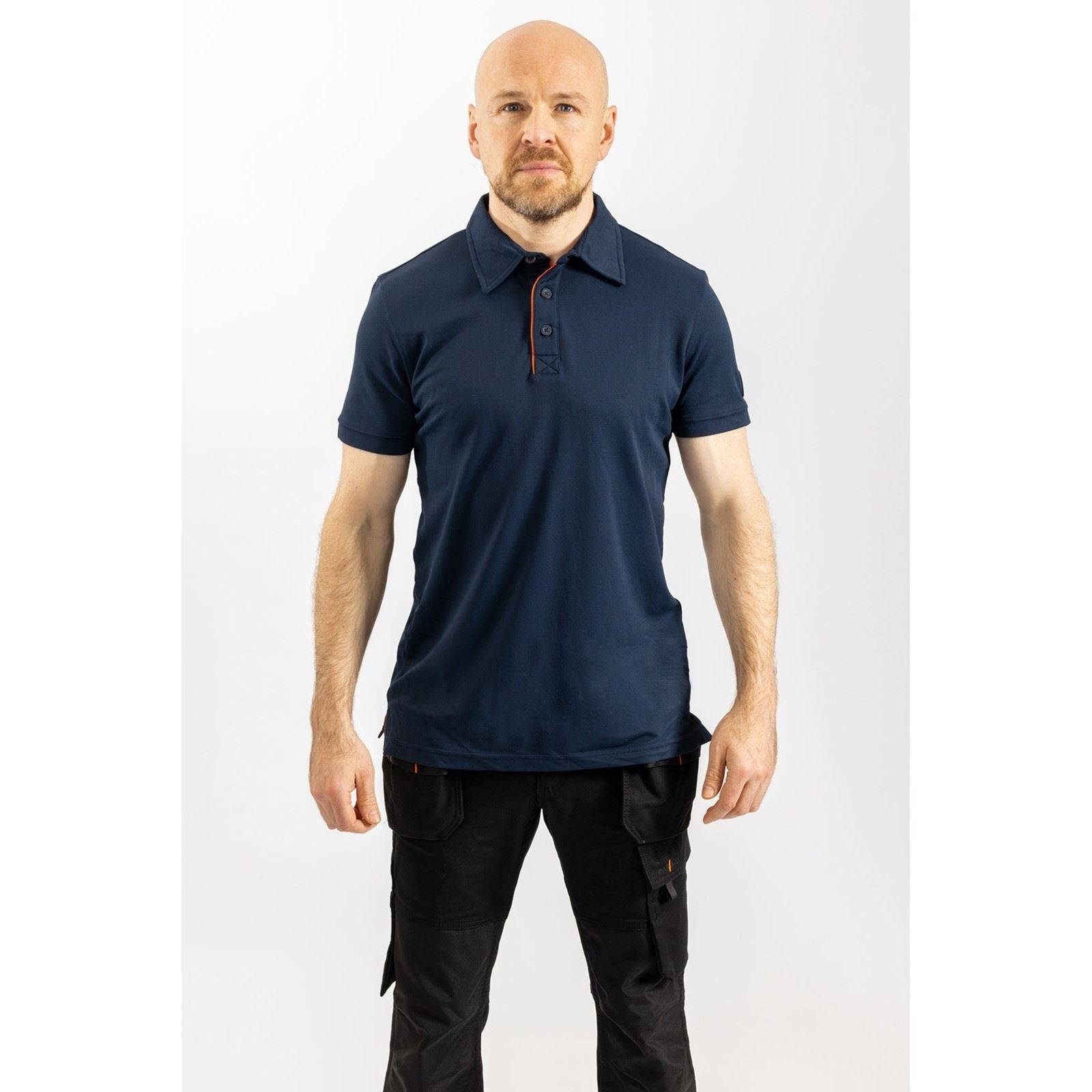 Helly Hansen Workwear Kensington Tech Herren Blaues Poloshirt