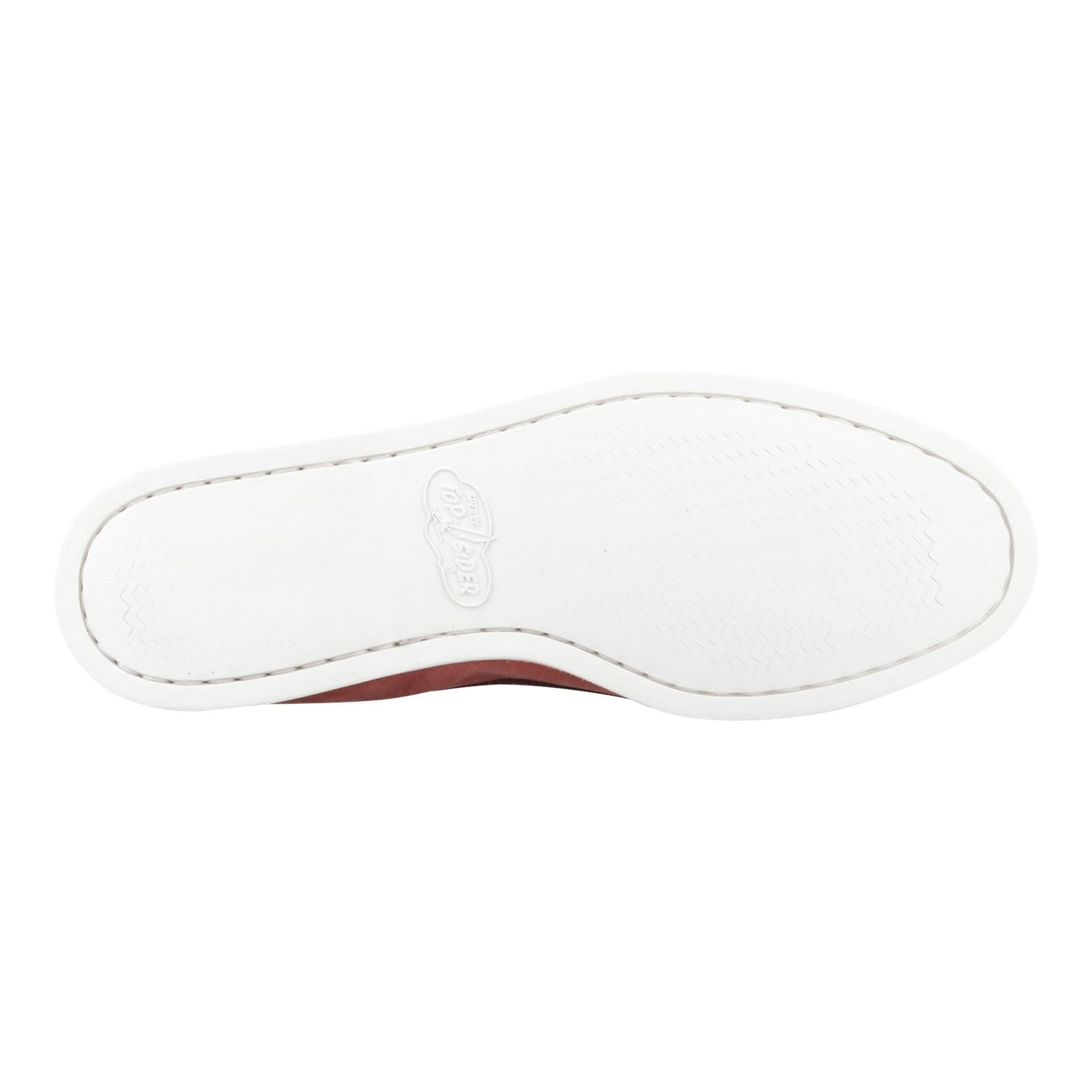 Sperry Authentic Original Herren Rote Leder Loafer