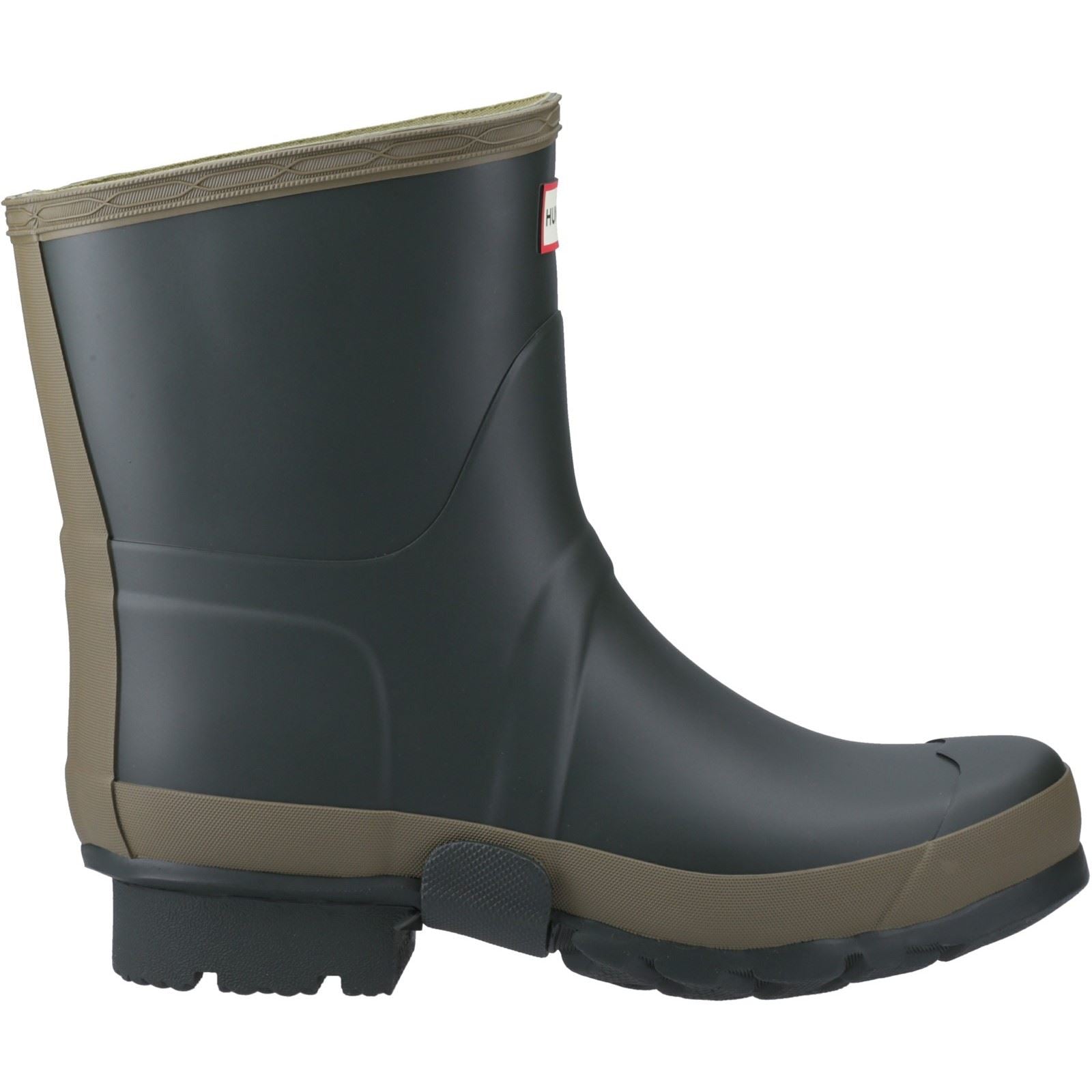 Hunter Gardener Short Gummistiefel Für Herren In Dunkeloliv/Tonfarbe