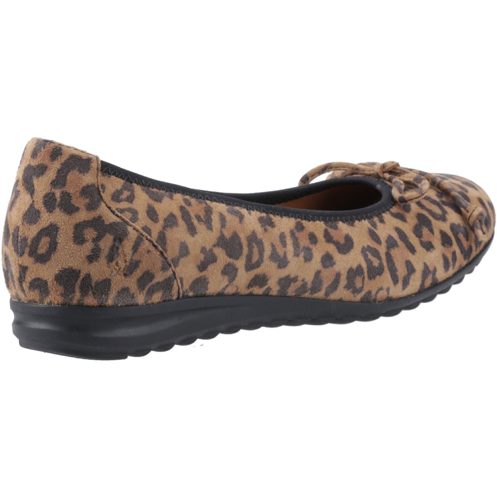 Hush Puppies Lucille Damen Loafers aus Leder mit Leopardenmuster