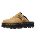 Dr. Martens Zebzag Mule Aus Wildleder In Savannah-Braun