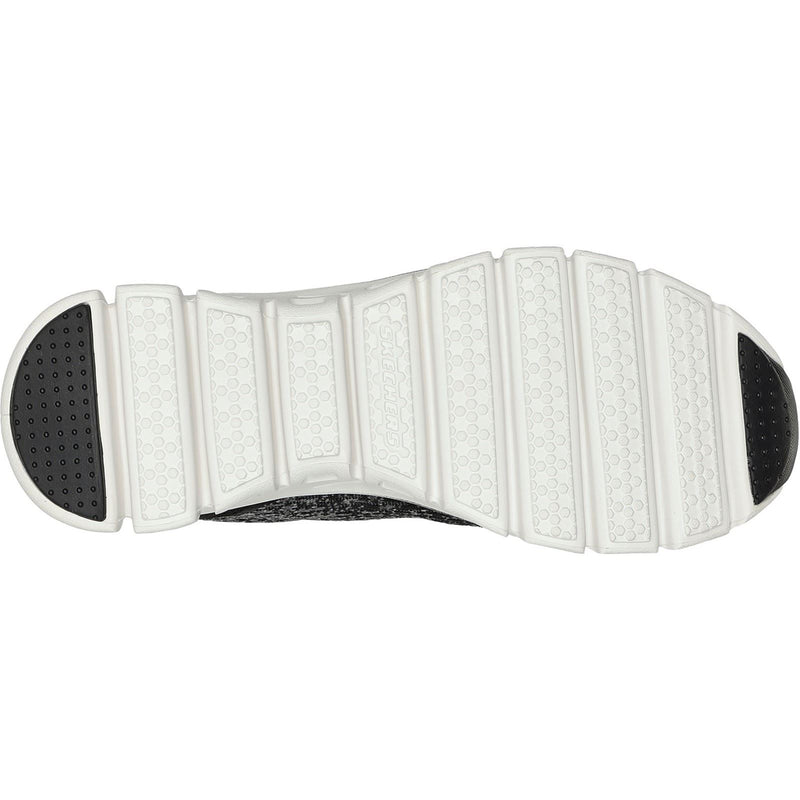 Skechers Glide-Step Head Start Textile Damen-Sneaker In Schwarz