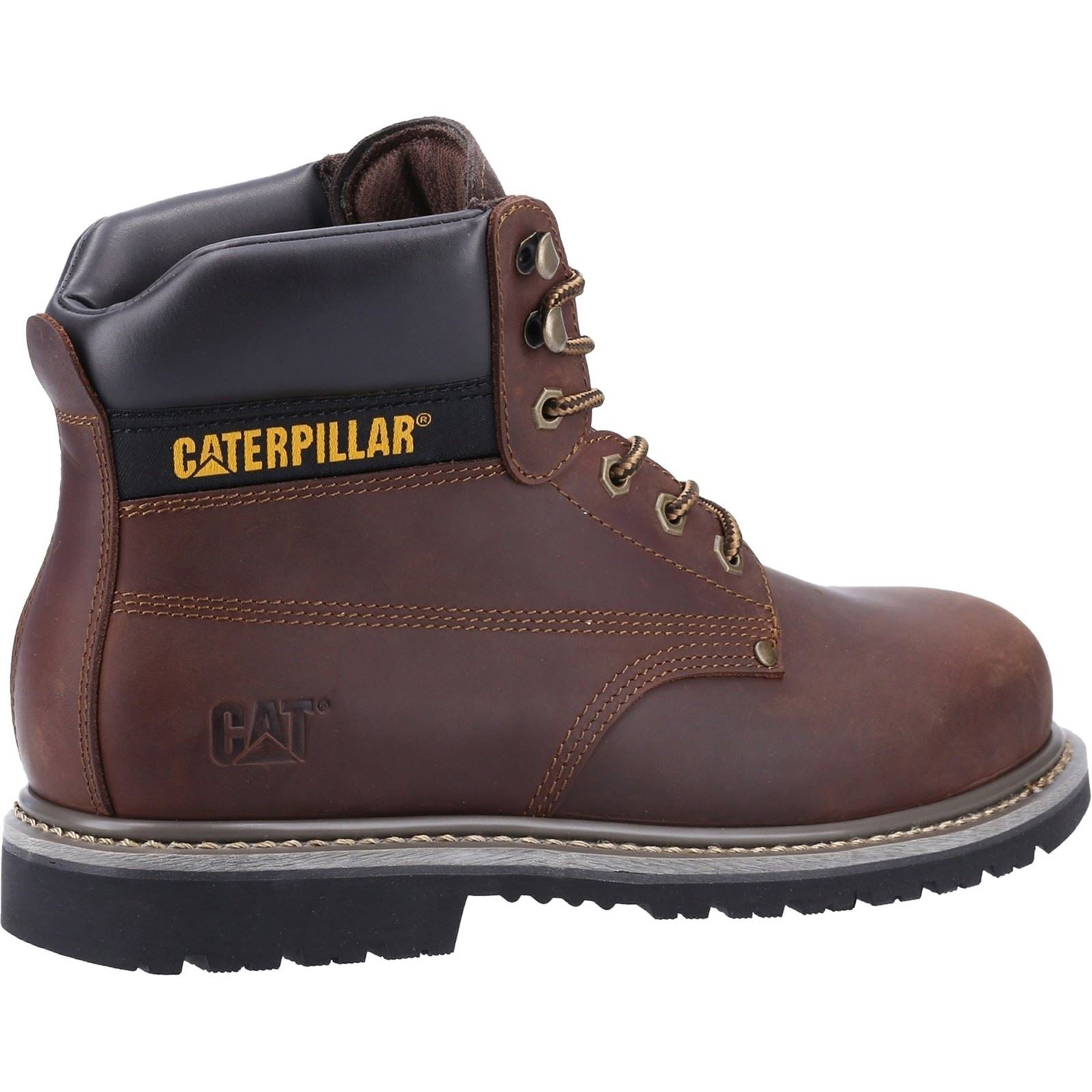 Caterpillar Powerplant Nubuck Braun Sicherheitsschuhe