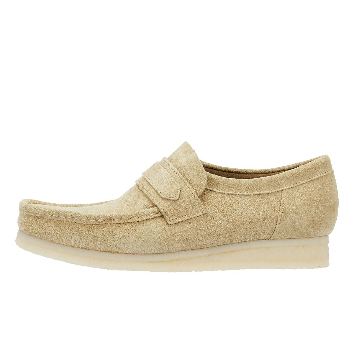 Clarks Originals Wallabee Herren-Lederslipper Aus Ahorn-Wildleder