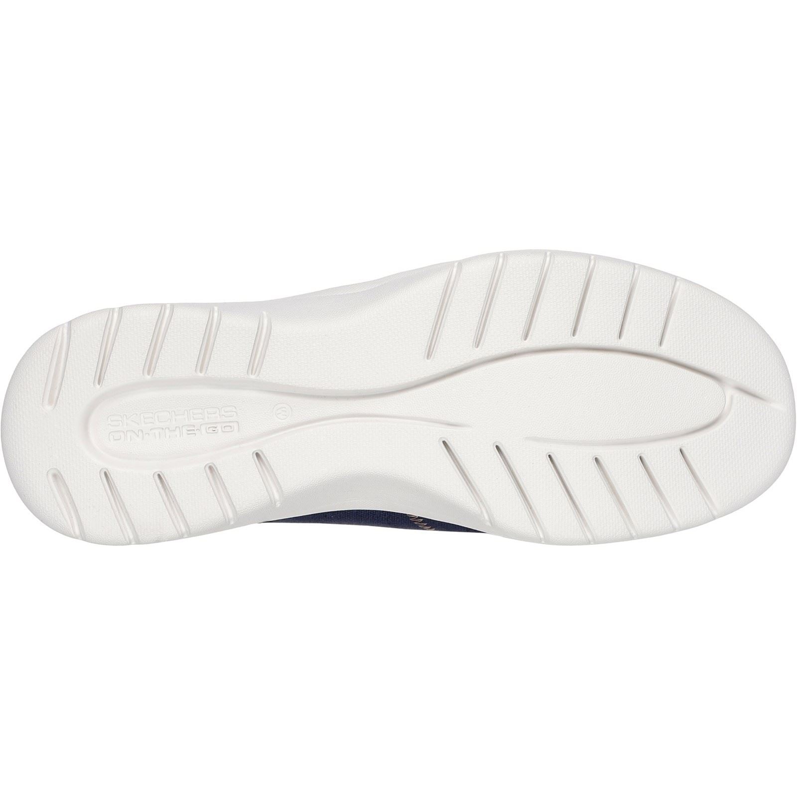 Skechers Palmilla Textile Damen Marine Bootsschuhe