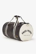 Fred Perry Classic Barrel Polyester Schwarz/Ecru Crossbody-Tasche