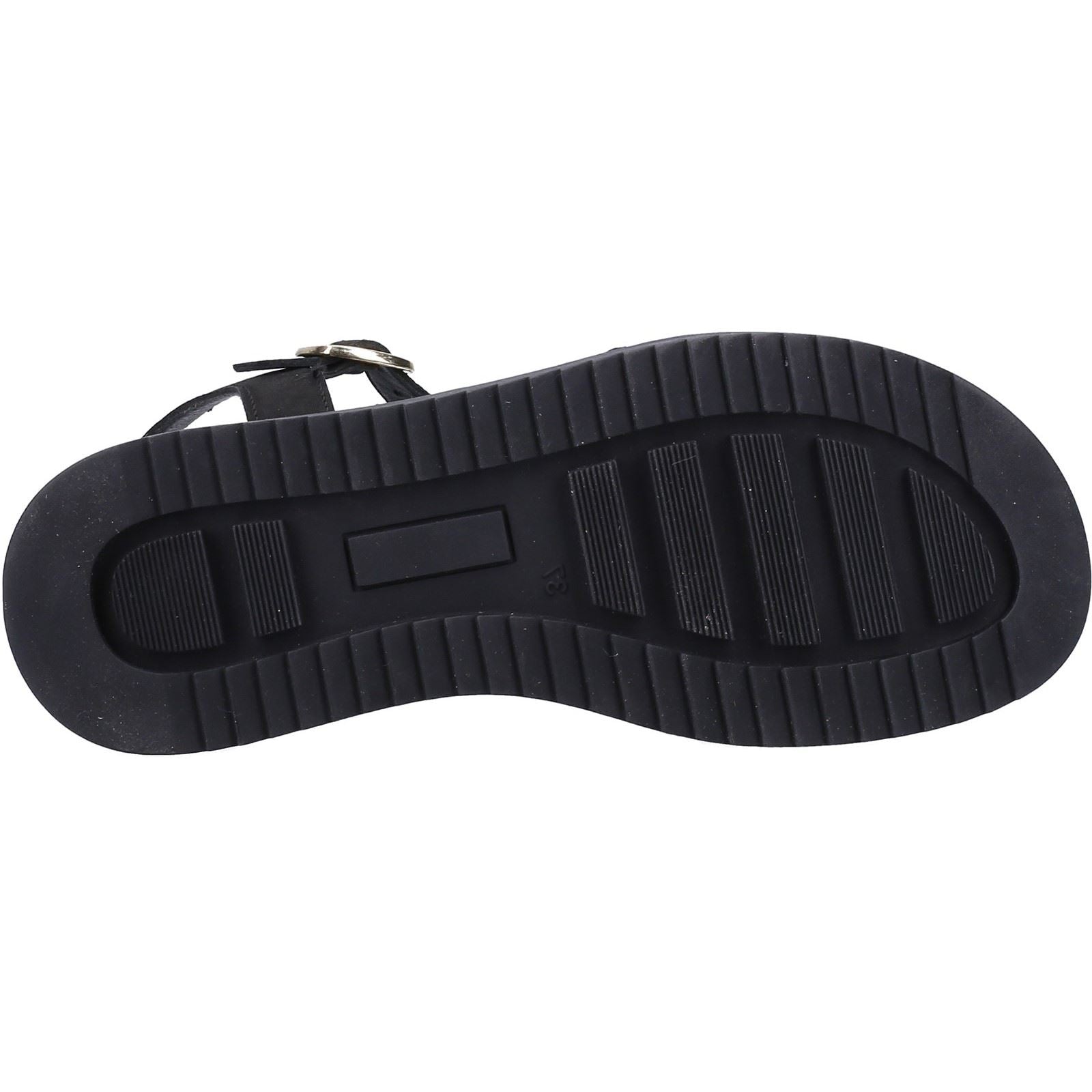 Hush Puppies Cassie Nubuk Damen Sandalen In Schwarz
