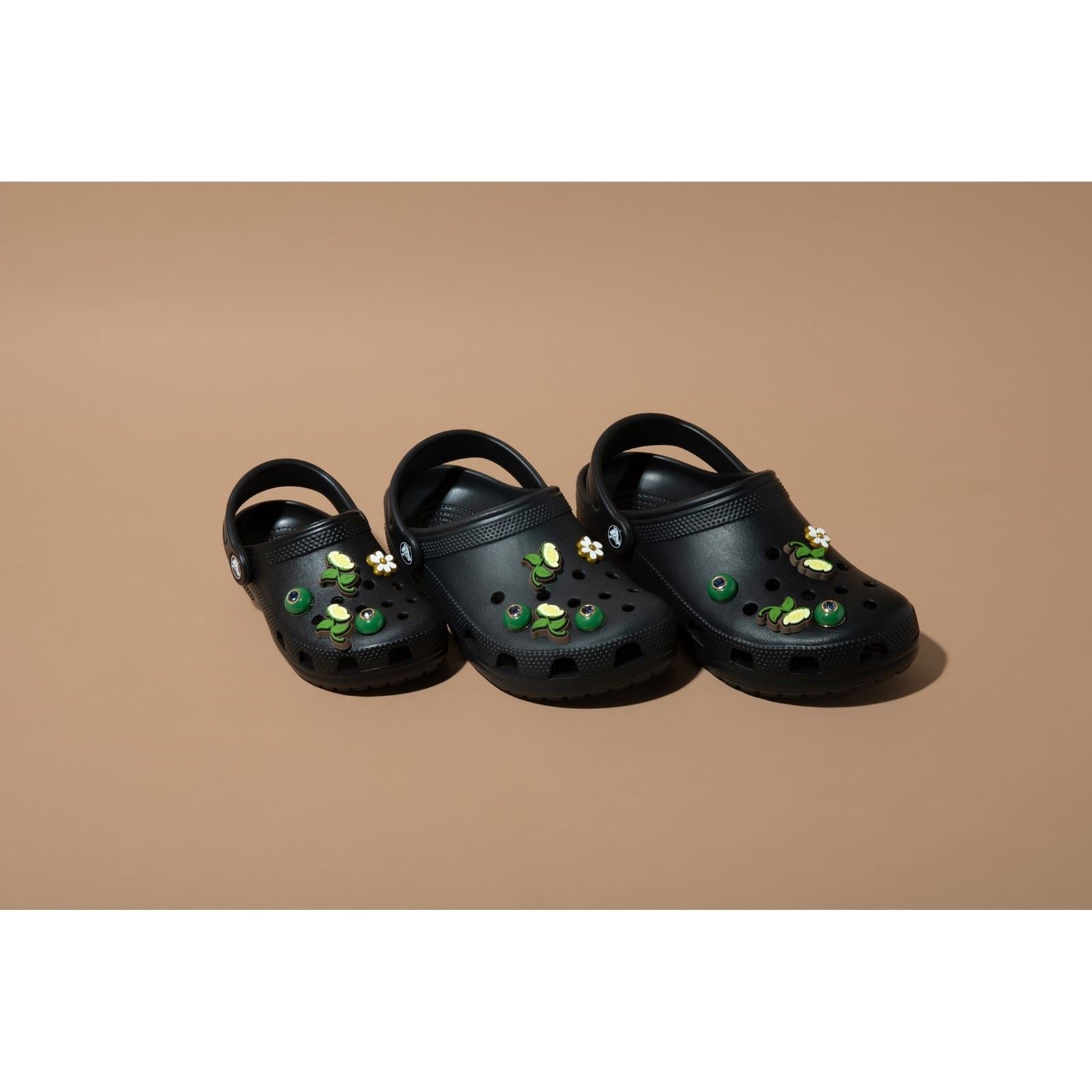 Crocs Toddler Classic Croslite Gummi Schwarz Slipper