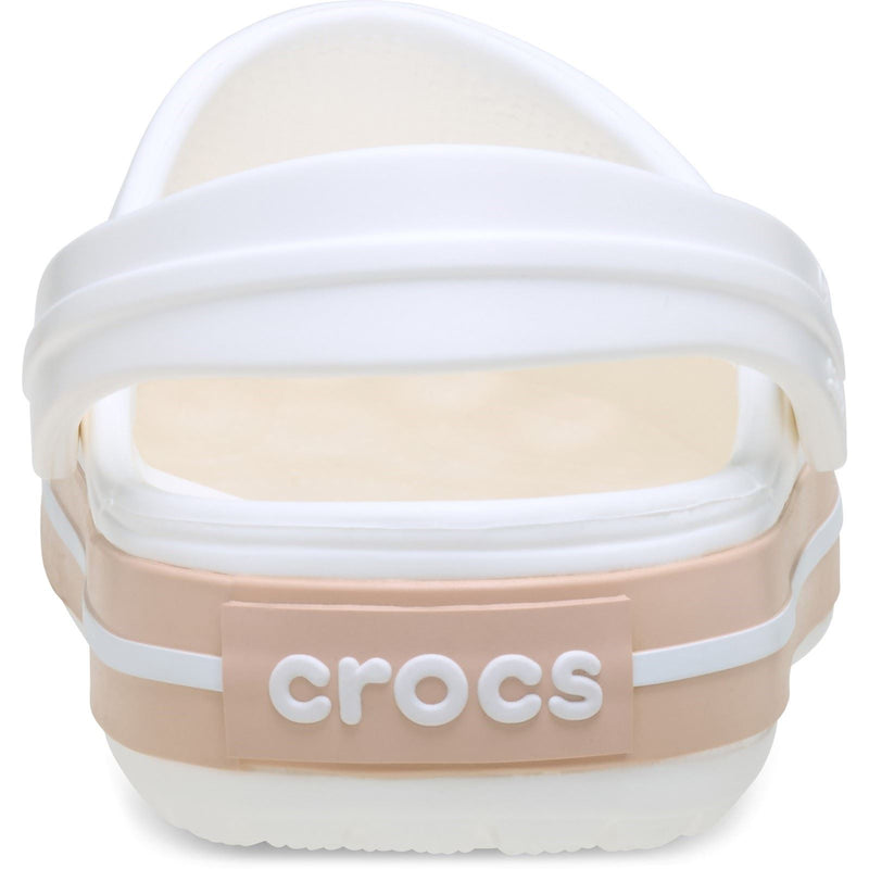 Crocs Crocband Thermoplastische Weiße/Pinke Karamell Clogs