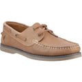 Hush Puppies Wilson Herren Bootsschuhe Aus Leder In Beige