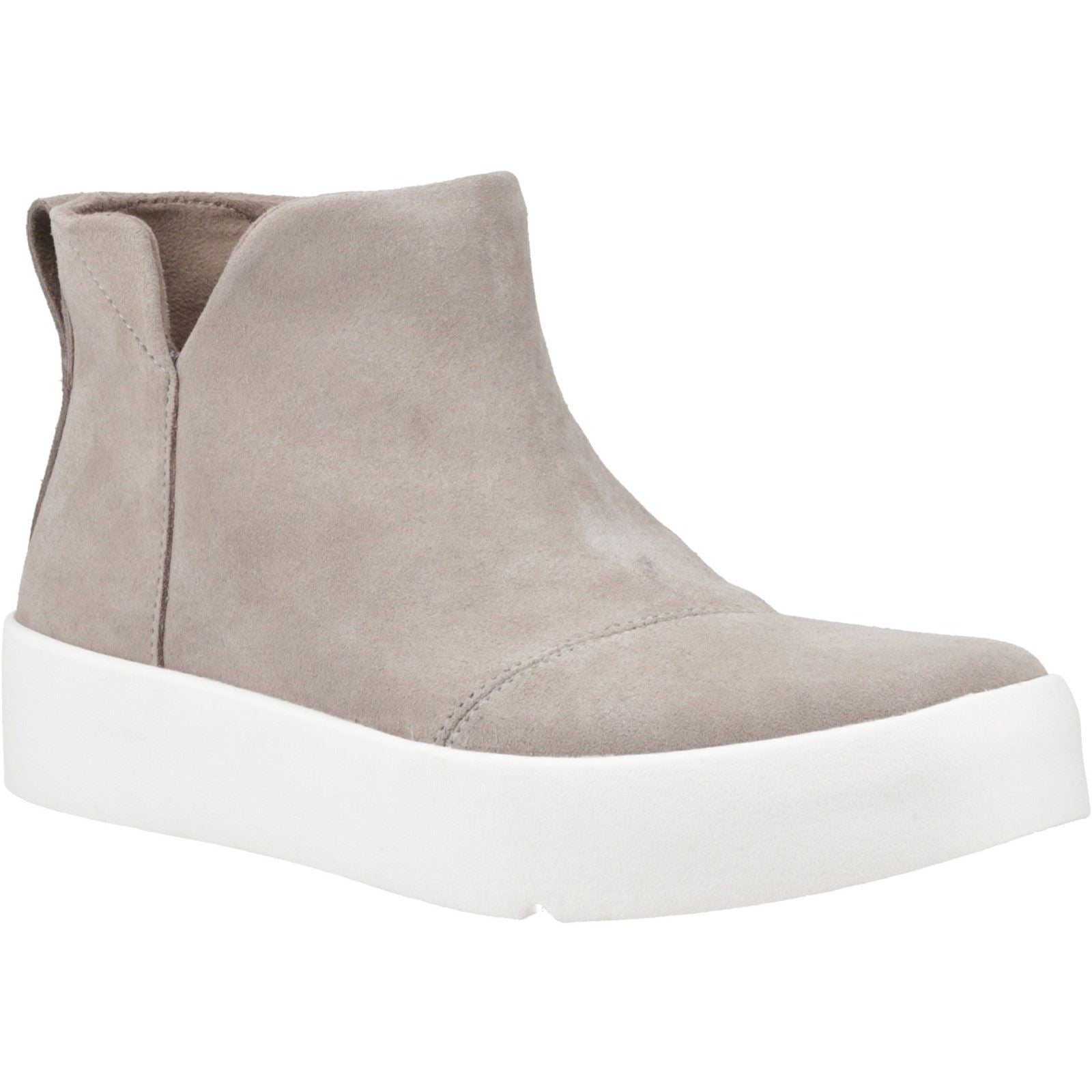 TOMS Verona Mid Leder Damen Taupe Stiefel