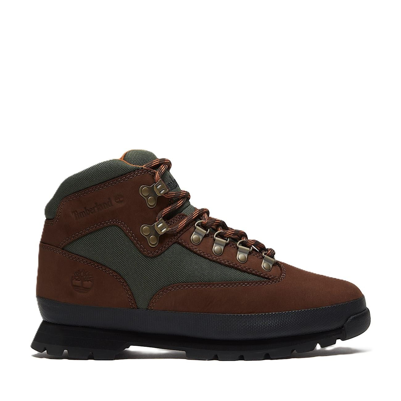 Timberland Euro Hiker Mid Lace Nubuck Herren Braune Stiefel