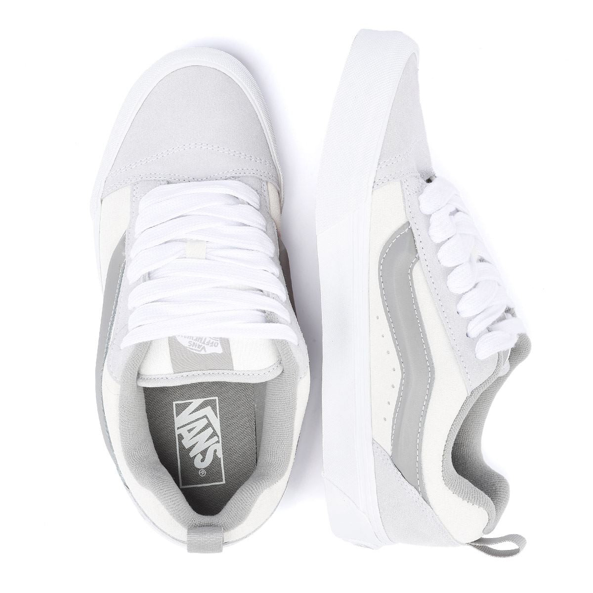 Vans Knu School Tri-Tone Graue Wildleder-Sneakers