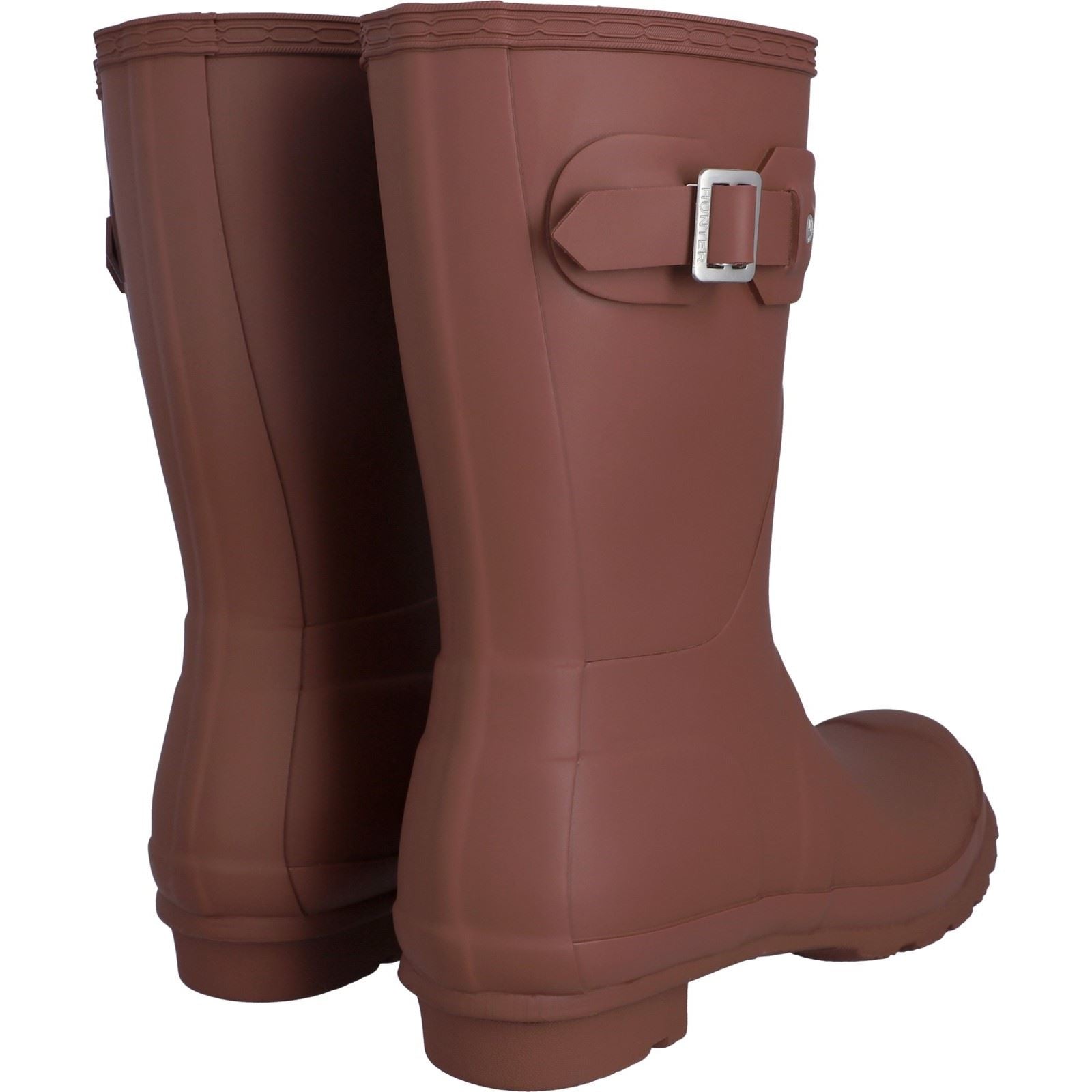 Hunter Original Short Gummi Damen Merlot Gummistiefel