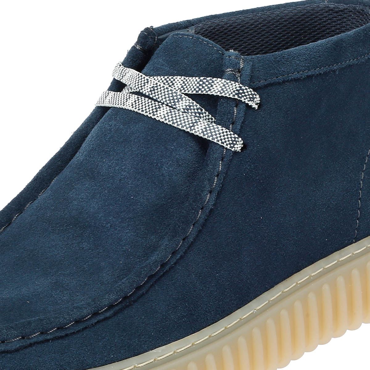 Clarks Main Torhill Hi Wildleder Herren Stiefel In Blau