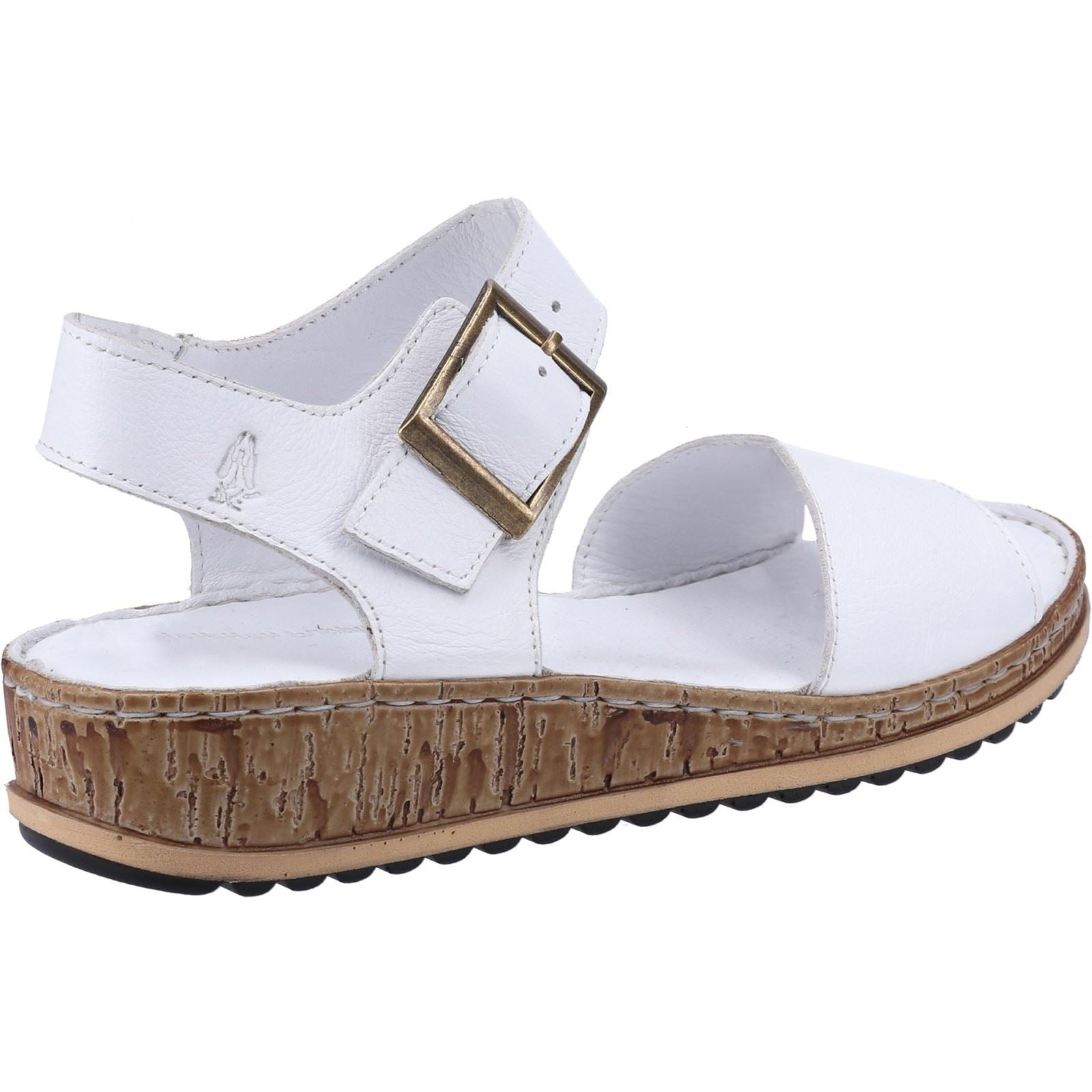 Hush Puppies Ellie Damen Sandalen Aus Weißem Leder