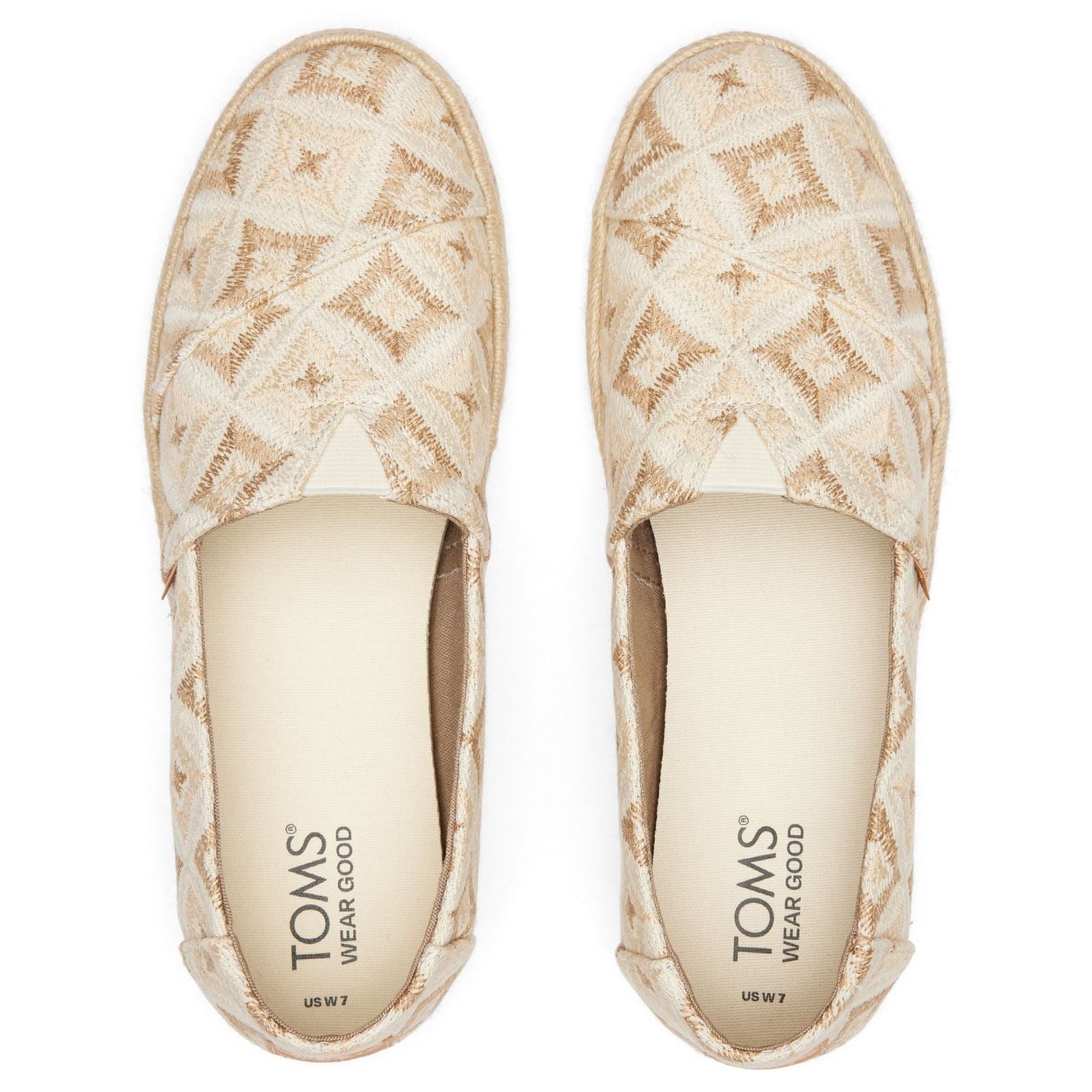 TOMS Alpargata Rope 2.0 Damen Natural Geo Espadrilles