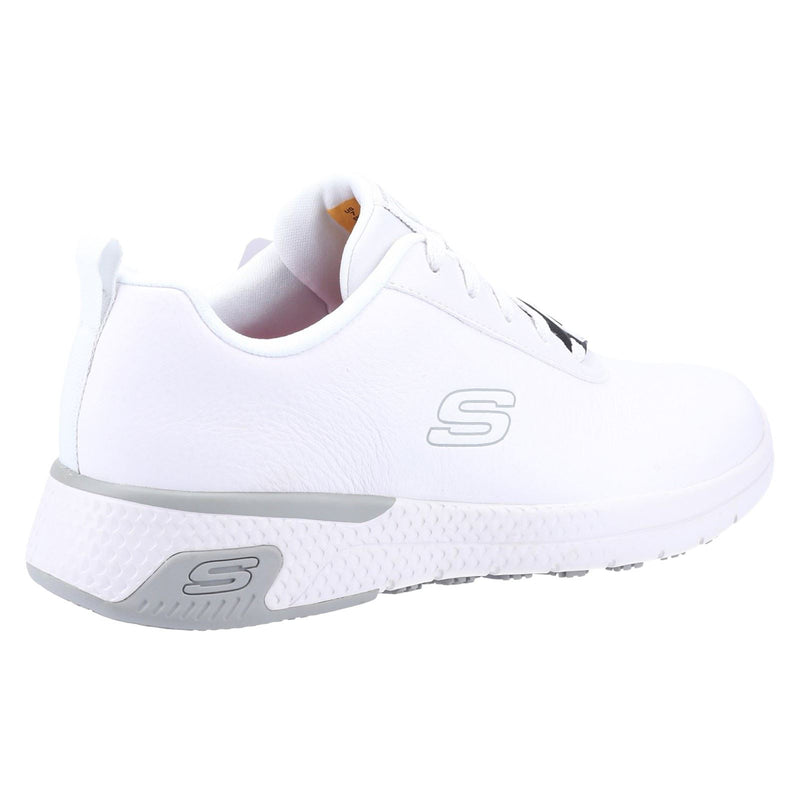 Skechers Workwear Marsing Gmina Leder Damen Weiße Sicherheitssneaker