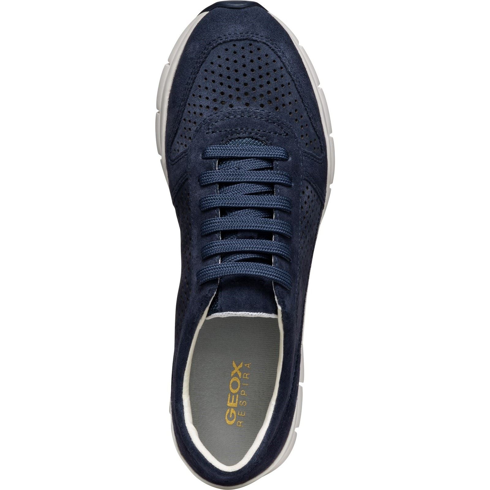 Geox D Sukie B Dunkle Jeans Sneaker Für Damen