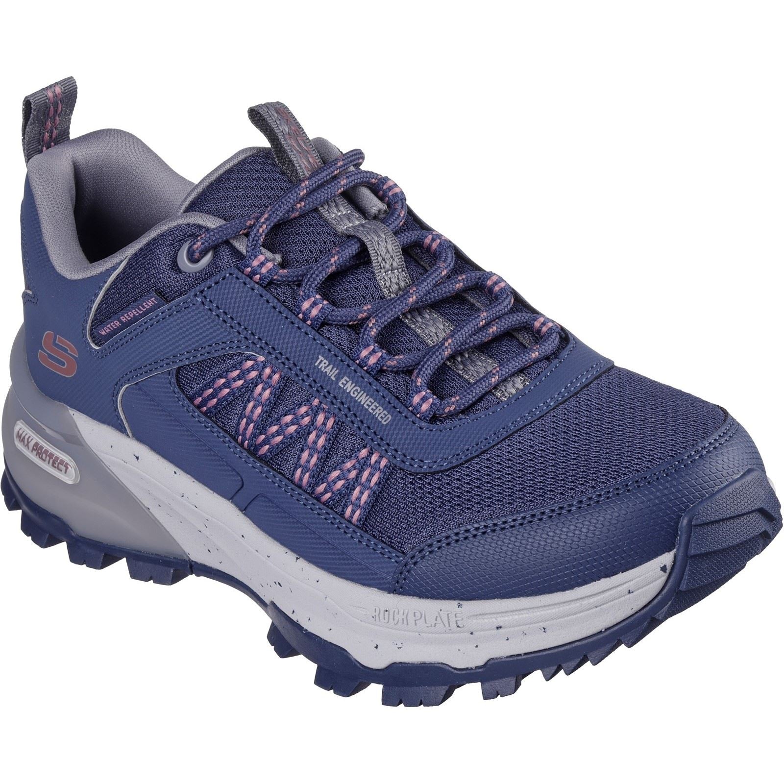 Skechers Max Protect Legacy Damen Wanderstiefel Aus Leder In Marineblau