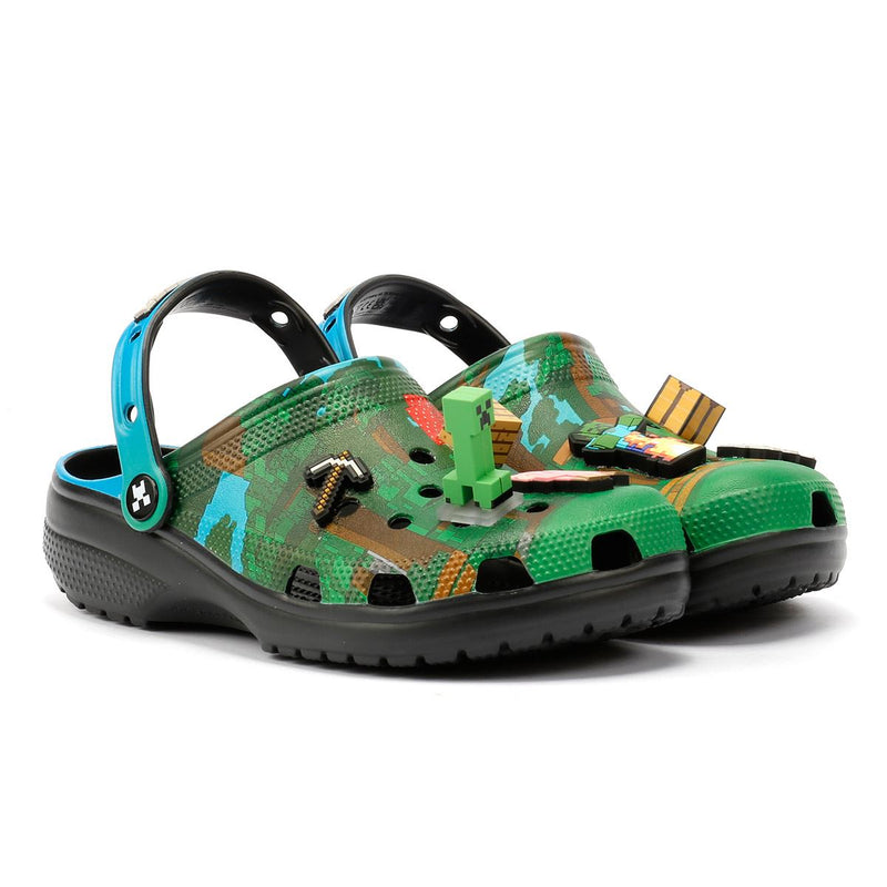 Crocs Minecraft Classic Grüne Sandalen