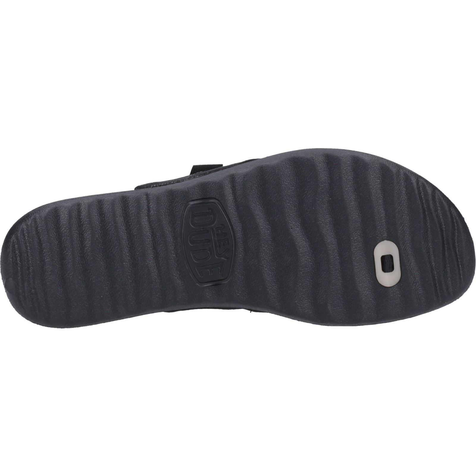 HEYDUDE Christi Flip Classic Damen Schwarze Farbe Sandalen