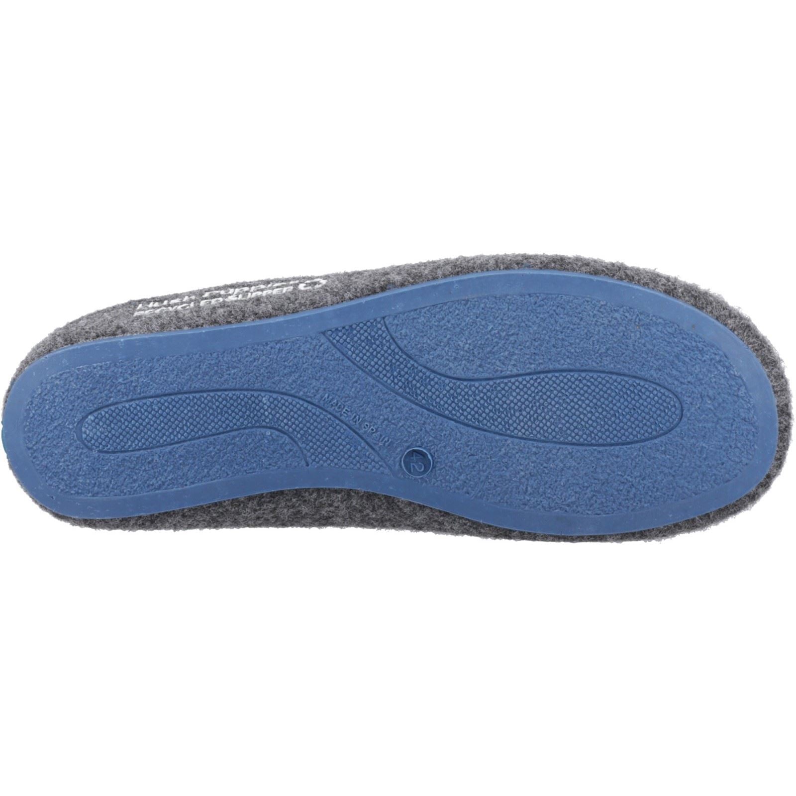 Hush Puppies The Good Slipper 90% Recyceltes RPET-Polyester Herren Hausschuhe in Anthrazit