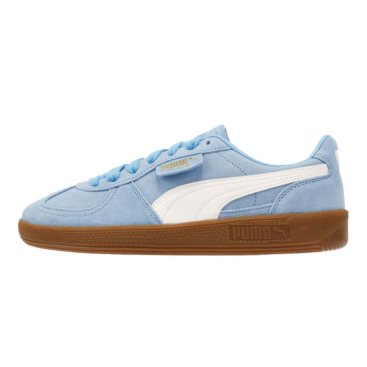 Puma Palermo Lederblaue Turnschuhe