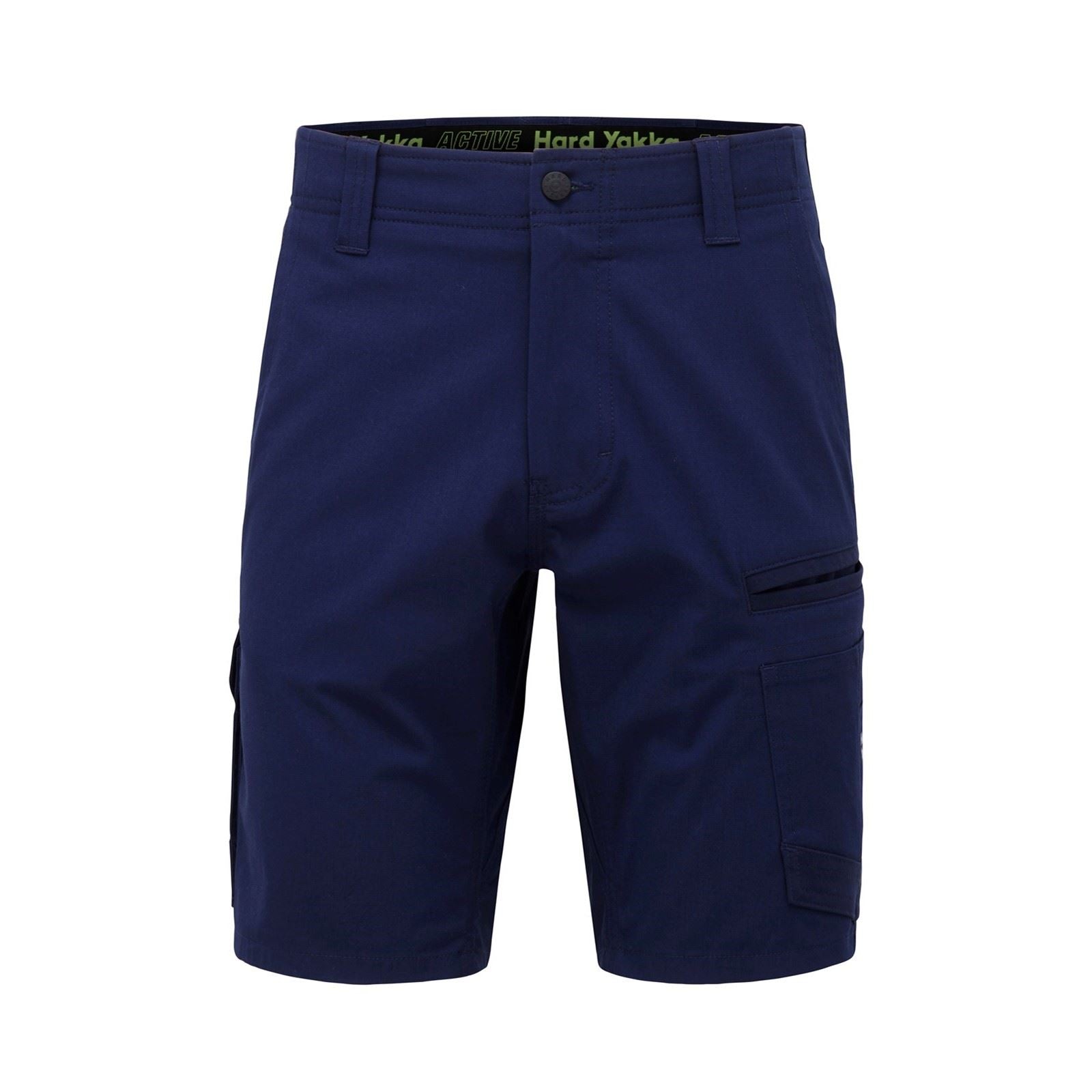 Hard Yakka Raptor Active Baumwoll Männer Kurze Blaue Shorts Bis Zum Knie